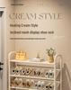 Compact Multi-Tier Shoe Rack for Entryways, Space-Saving Shoe Cabinet for Dorms and Small Rooms