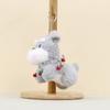 Plush Pendant Dog Keychain With Small Bell Necklace Design Suitable Gift For