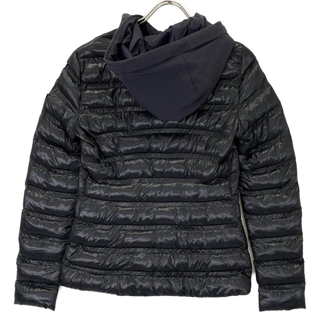 PEUTEREY PED4212 Black Hooded Down Jacket Jacket 38 blackUsed