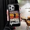 Handball Sport Shockproof Phone Case for iPhone 17 Air 16 16E 15 Pro Max 14 Plus 13 Mini 12 Back Cover Anti Fall Fundas