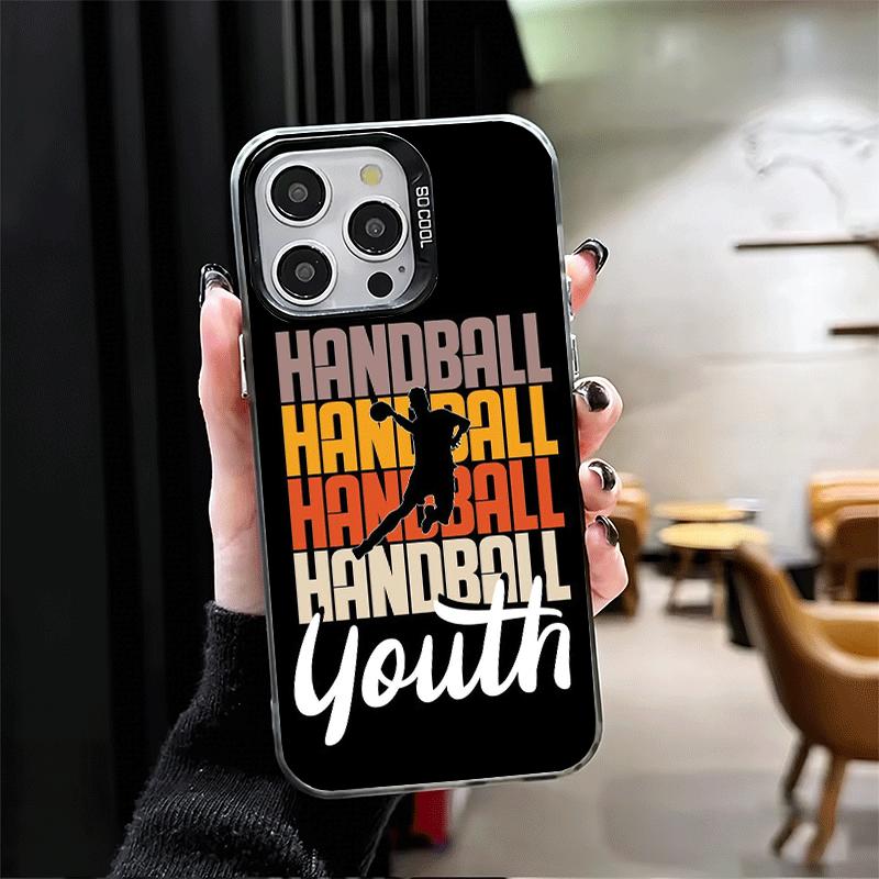 Handball Sport Shockproof Phone Case for iPhone 17 Air 16 16E 15 Pro Max 14 Plus 13 Mini 12 Back Cover Anti Fall Fundas