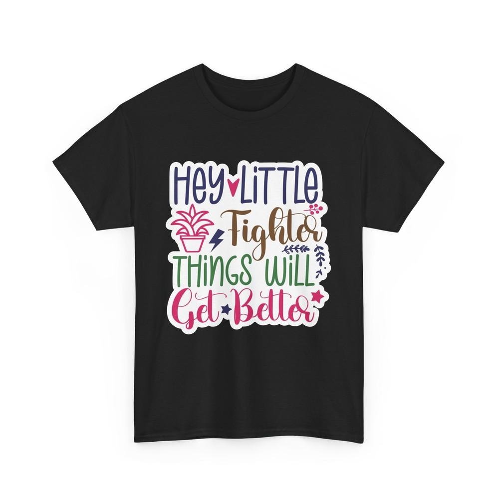 

Комедийная футболка - Эй, маленький боец, все будет лучше M