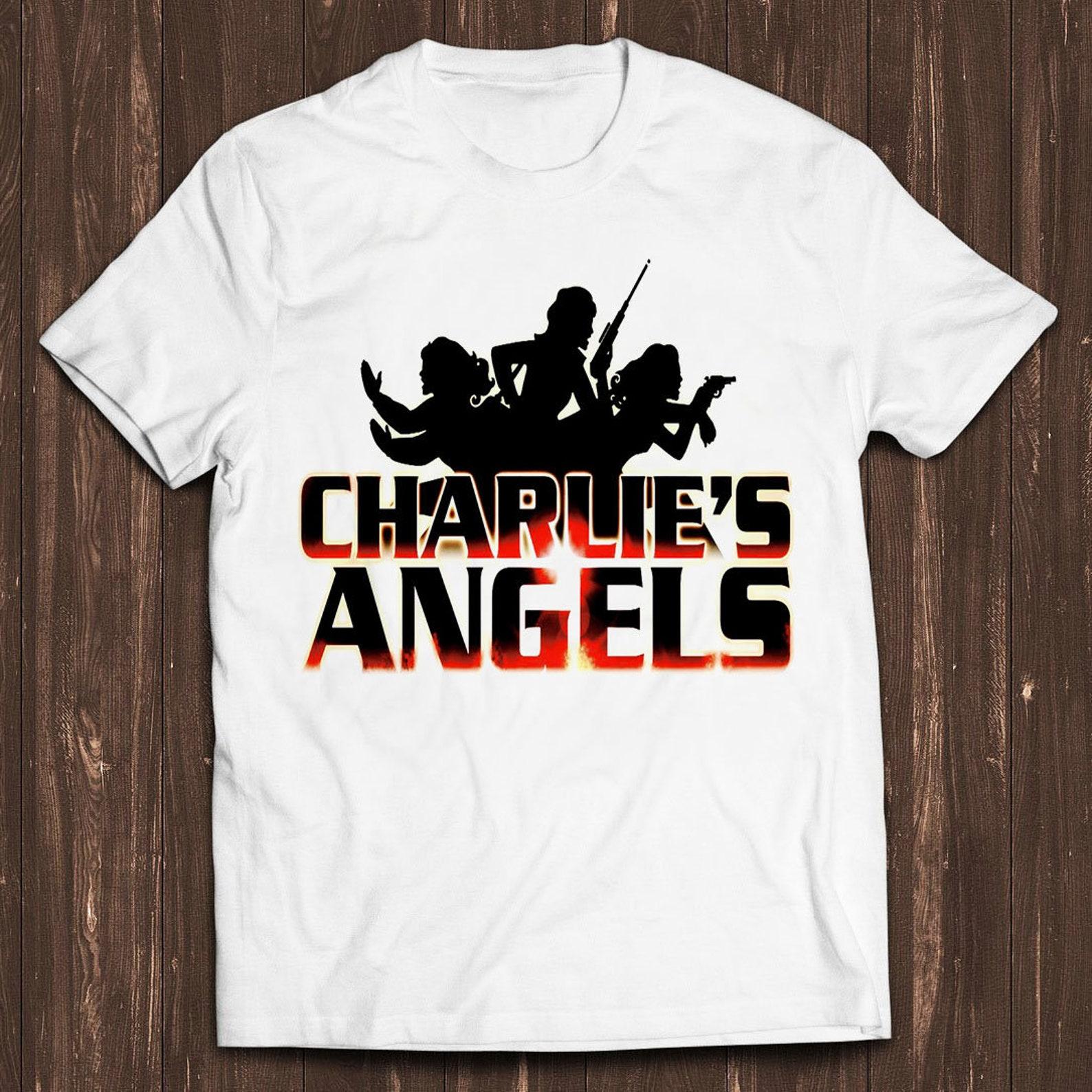 Charlie s Angels TV Show Movie Retro Film Gamer Meme Movie Music Cool Gift Tee T Shirt C2590 4XL
