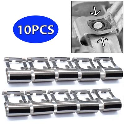 10 STÜCKE Scheibenwischergestänge Motorstangen Reparatur Clip Kit Arme Verbindungsmechanismus Clips Federklemme Universal Auto Autozubehör