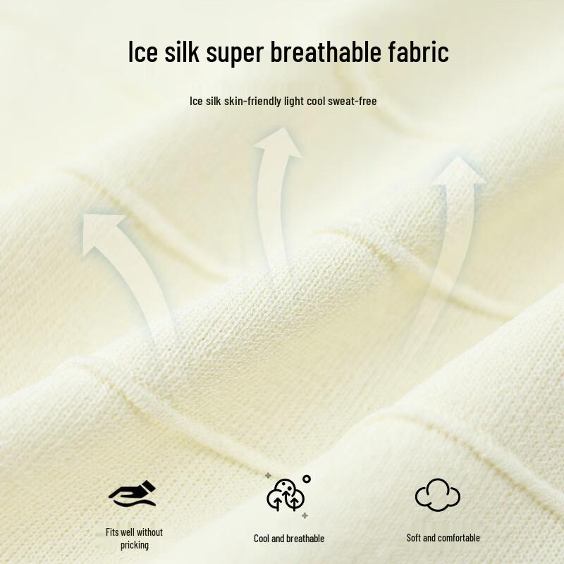 VICTORIA&VERA Elegant Color Block Ice Silk Knit Short Sleeve Top