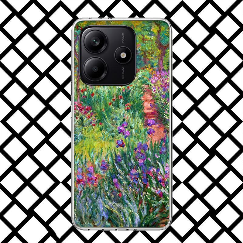 Claude Monet Print Phone Case for Xiaomi Redmi Note 15 14 14S 13 12 12S 11 Pro Plus 11E 11T 11S 10S 5G Soft Cover Fundas Redmi N