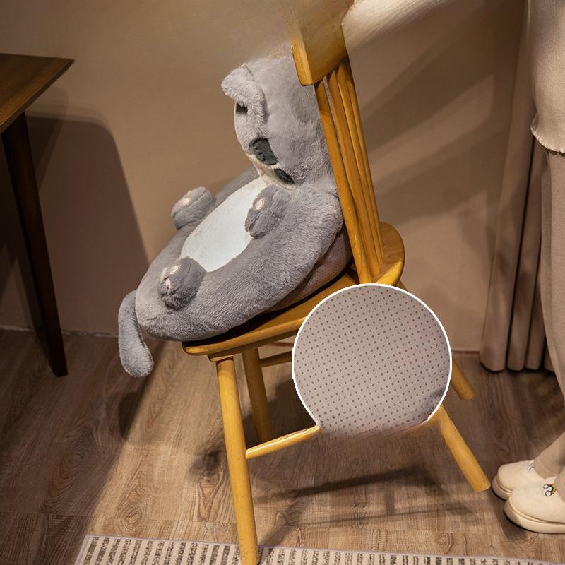 Cartoon Cat Plush Futon Thickening Seat Cushion Waist Against One Tatami Bedroom Floor Soft Mat Non-slip Chair Cushion