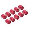 10pcs Archery Arrow Shaft Rings Aluminum Alloy Bow Arrow Support Explosion Proof Ring 7.6mm Red for Hunting Bow Arrow