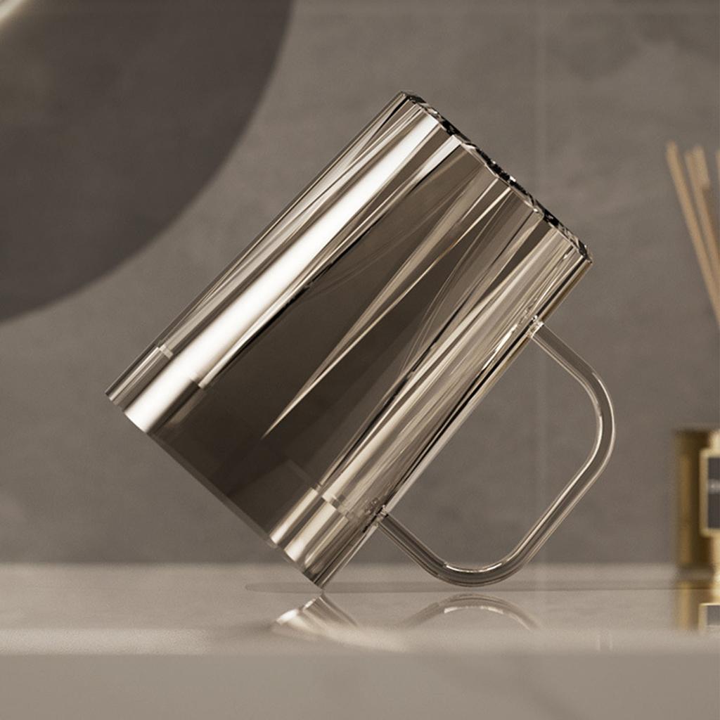 Plastic Mouthwash Cup Multipurpose Light Luxury Stylish Reusable Lightweight Portable Toothbrush Cup for Home Travel