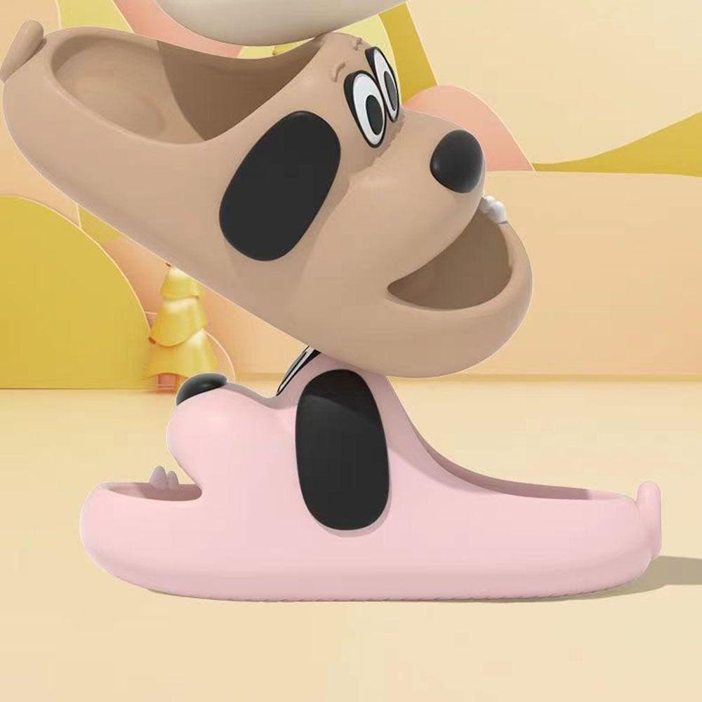 Cartoon Dog Pillow Slides Adorable EVA Slippers Casual Comfortable Sandals  Indoor/Outdoor