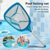 Swimming Pool Leaf Rake Mesh Professional Skimmer Net with 4 Section buckle Pole Cleaning Net Swimming Pool Spa Tool Pool Parts