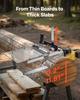 Chainsaw Mill, Portable Sawmill Fits 41-51 Cm Planking Milling Bar, Lumber Cross Cutting Guide Chain Saw with Shield, 0.2-11.81 In Cutting Thickness,