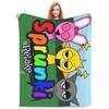 Sprunki Song Blanket Picnic Flannel Throw Blanket For Couch Bed Warm Soft Customized Quality Bedspread Gift Idea