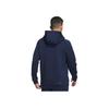 Adidas Solid Color Letter Embroidered Hooded Casual Long Sleeve Sweatshirt Men sweatshirt Navy-Blue HY0972