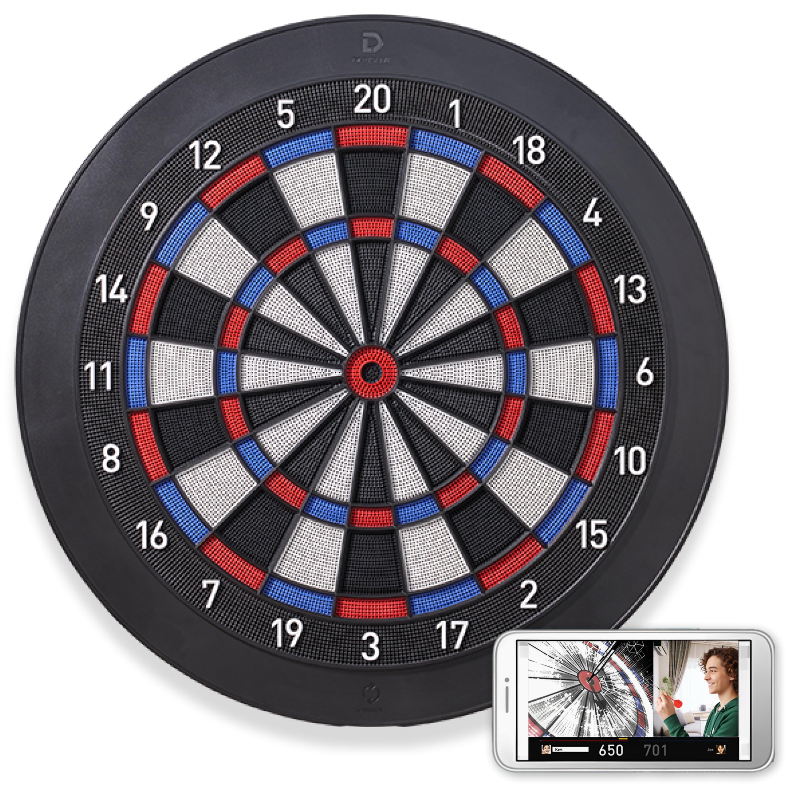 DARTSLIVE Home Darts Soft Dartboard Darts Board for Home Use Set, Set,