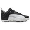 Air Jordan 12 Low Golf Playoffs Sneakers Unisex Czarne Varsity-Red Metaliczne-Srebrne DH4120-010