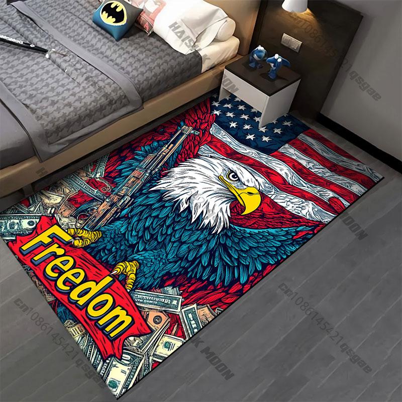 Eagle American flagcarpet Yoga living room room decor children's crawling mat doormat area rug games floor mat