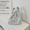 1 Cute floral hand-held canvas bag, work sundries, small bag, summer bag, women's wrist bag