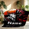 Custom Name Personalized BLEACH Print Blanket, Home Decor, Bedroom, Sofa, Camping, Couch, Gifts for Birthday ChristmasEnthusiasts