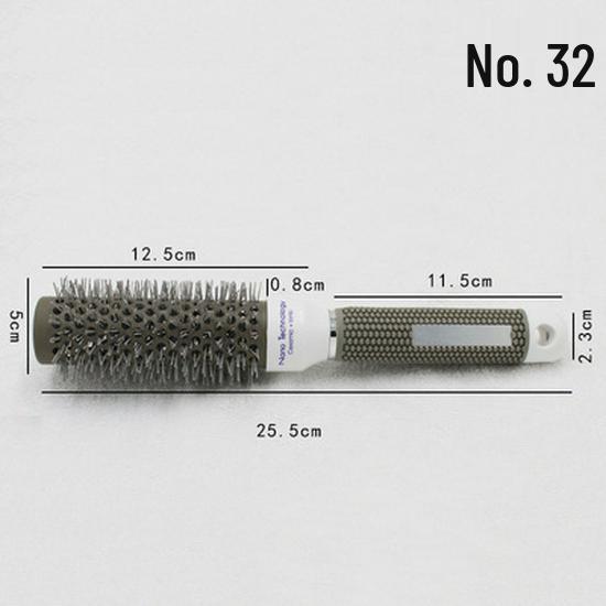 Aluminum Ceramic Round Brush for Styling, Curling & Hairdressing