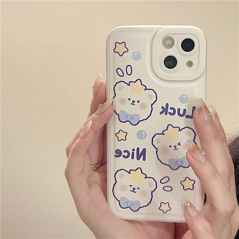 

Чехол Zhitai Star Bear Cartoon для iPhone 14/13Pro/XR/XSMax Apple 12 Pro Max