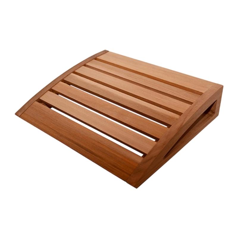 Ergonomic Neck Support Pillow Wooden Sauna Headrest Comfortable Relaxation Pillow Universals Steam Room Accessories ретро
