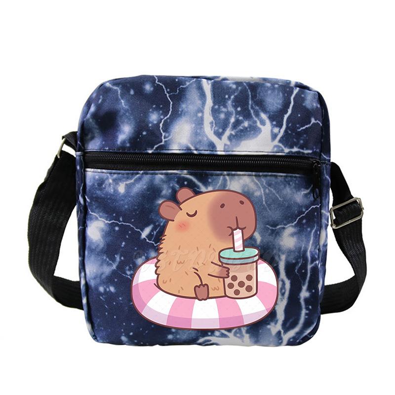 Fashion Versatile Children'S Portable Shoulder Bag Printed Trend Multifunctional Oblique Span Bag
