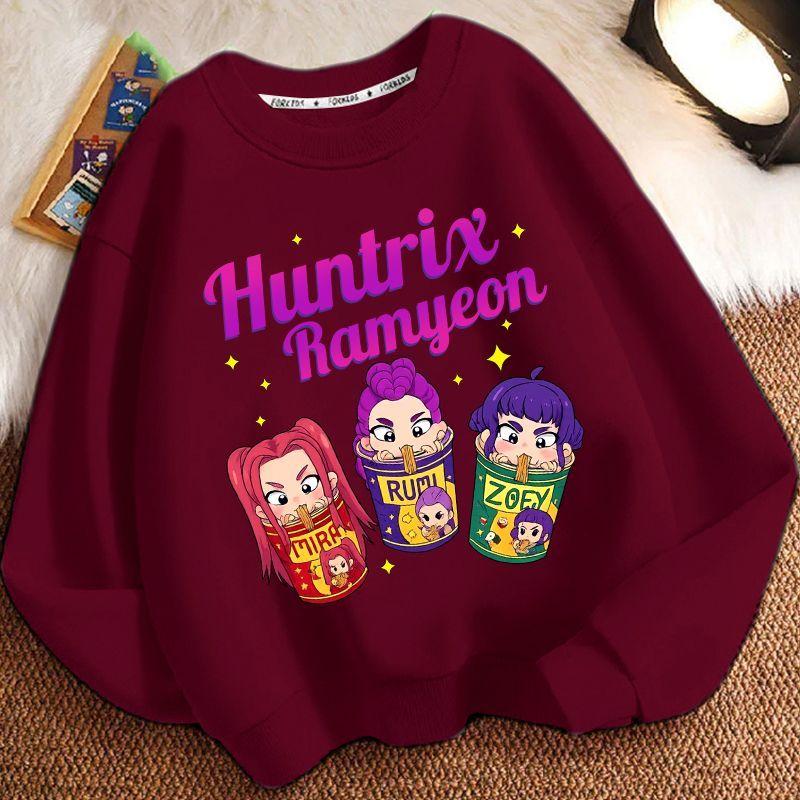 Kinder Lockerer Hexenjagd Team Hoodie Herbst und Winter Jungen- und Mädchen-Freizeitjacke mit langen Ärmeln