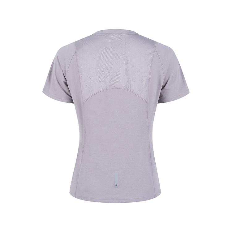 ASICS Moisture Wicking Quick Dry Breathable Comfortable Reflective Running Short Sleeve T-Shirt Women tops 2032D504-020