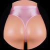 Japan Style Women Sexy thongs Shiny Smooth High Waist G-string Sexy T-Back lingerie Thong UnderWear Satin Glossy Femme Tight