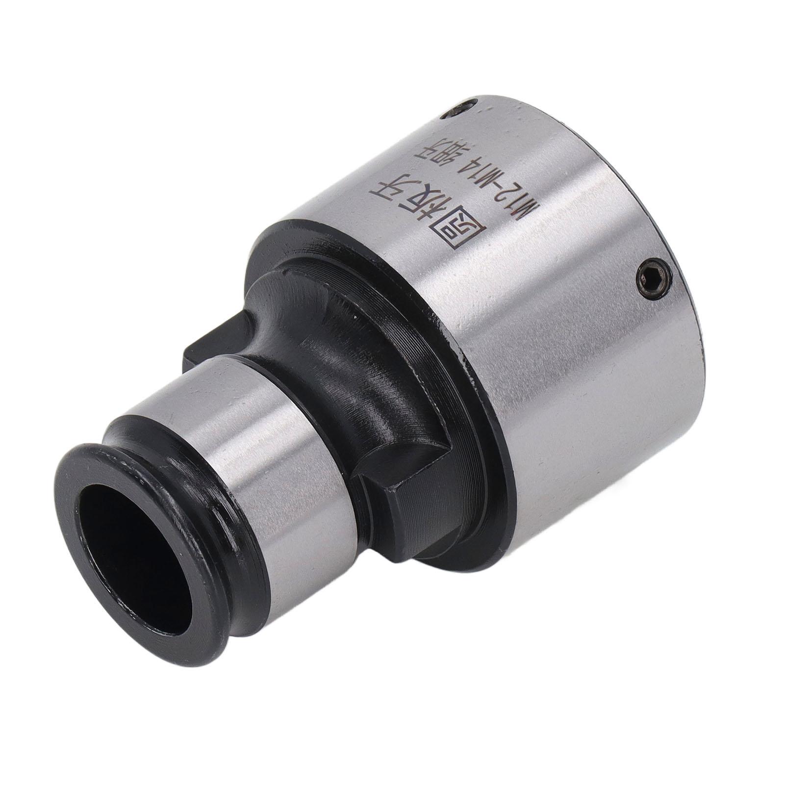 

Thread Die Chuck Round Carbon Steel 30mm OD Interface Anti Oxidation Die Tapping Chuck for Milling Machine Fine Teeth