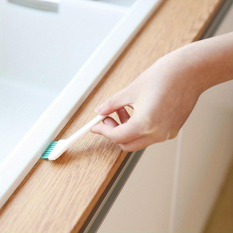 2pcs/set Small Space Frosted Cleaning Brush Soft Deep Detail Gap Cleaning Tool, Suit Micro Frosted Cleaning Tool for Windows, Doors, Corners, Grooves