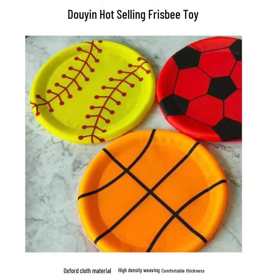 Outdoor Oxford Cloth Soft Frisbee Toy - Educational Sports Disc