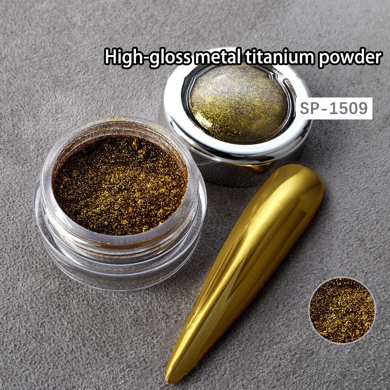 Metallic Mirror Powder Nail Art Glitter Rose Gold Champange UV gel Polish Chrom Dust Metallic Effect Painting Pigment