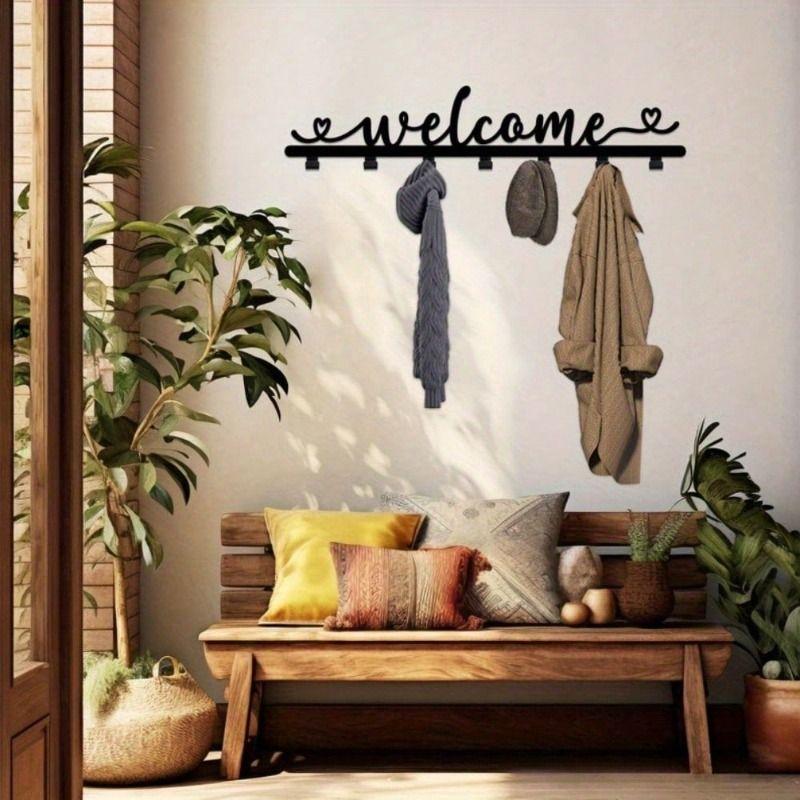 Moderiktig väggdekor i metall för entré, kontor, sovrum