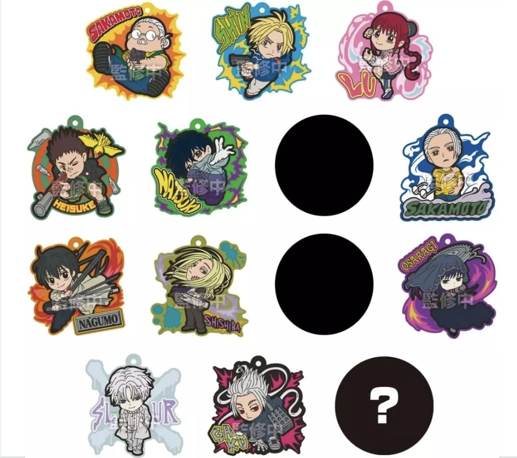 

BANDAI SAKAMOTO DAYS Поп Резина Коробка из 10 штук Конфетная игрушка