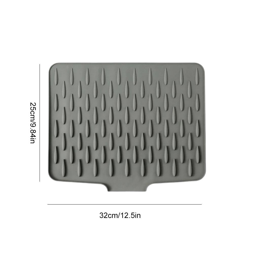 No Spill Silicone Worktop Saver Heat Resistant Non-Slip Kitchen Mat Countertop Protector for Counter Refrigerator