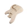 PB T02 Unfinished Electric Guitar Body Sycamore Wood Blank Guitar Barrel for PB Style Bass Guitars DIY Parts