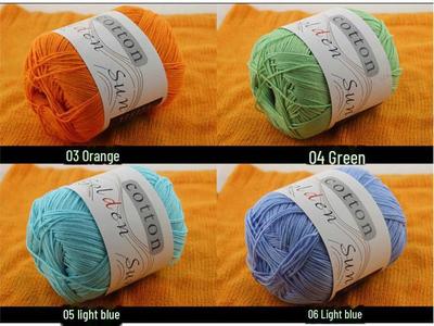 Hand-Woven Children's Cotton Yarn: Mixing Baby, Medium, and Thin Varieties