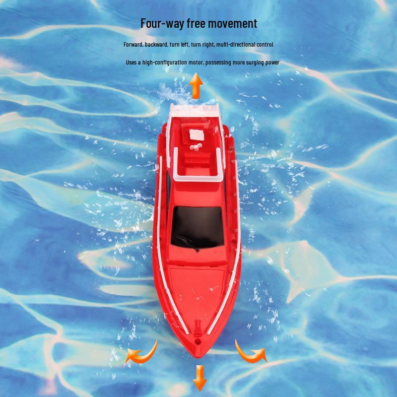 Brinquedo de Lancha de Controle Remoto de Alta Velocidade com Longa Duração de Bateria