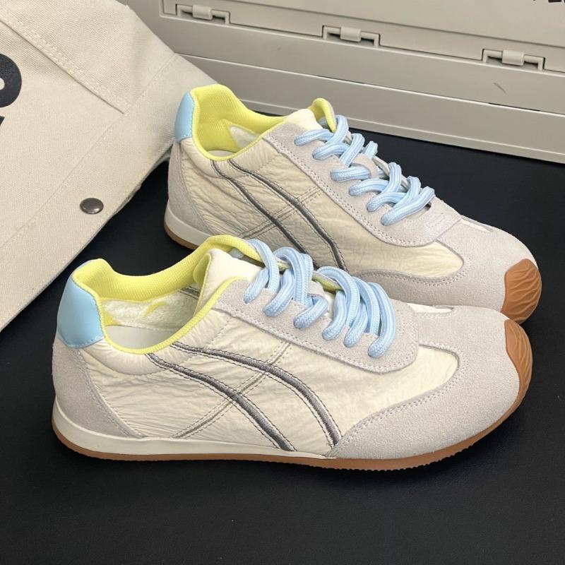 Macaron Platform Women's Spring New Flat-bottomed Leather Casual Versatile Sports Shoes