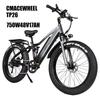 CMACEWHEEL TP26 Electric Bicycle  48V17AH Lithium Battery Adult Riding Electric Bike 26*4 Inch Fat Tire Mountain Snow E-bike