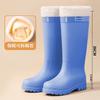 Bundle Mouth Water Shoes Women's Non-slip High Tube Women's Rain Shoes New Rain Boots Women's Adult Water Boots Wear-resistant High Boots