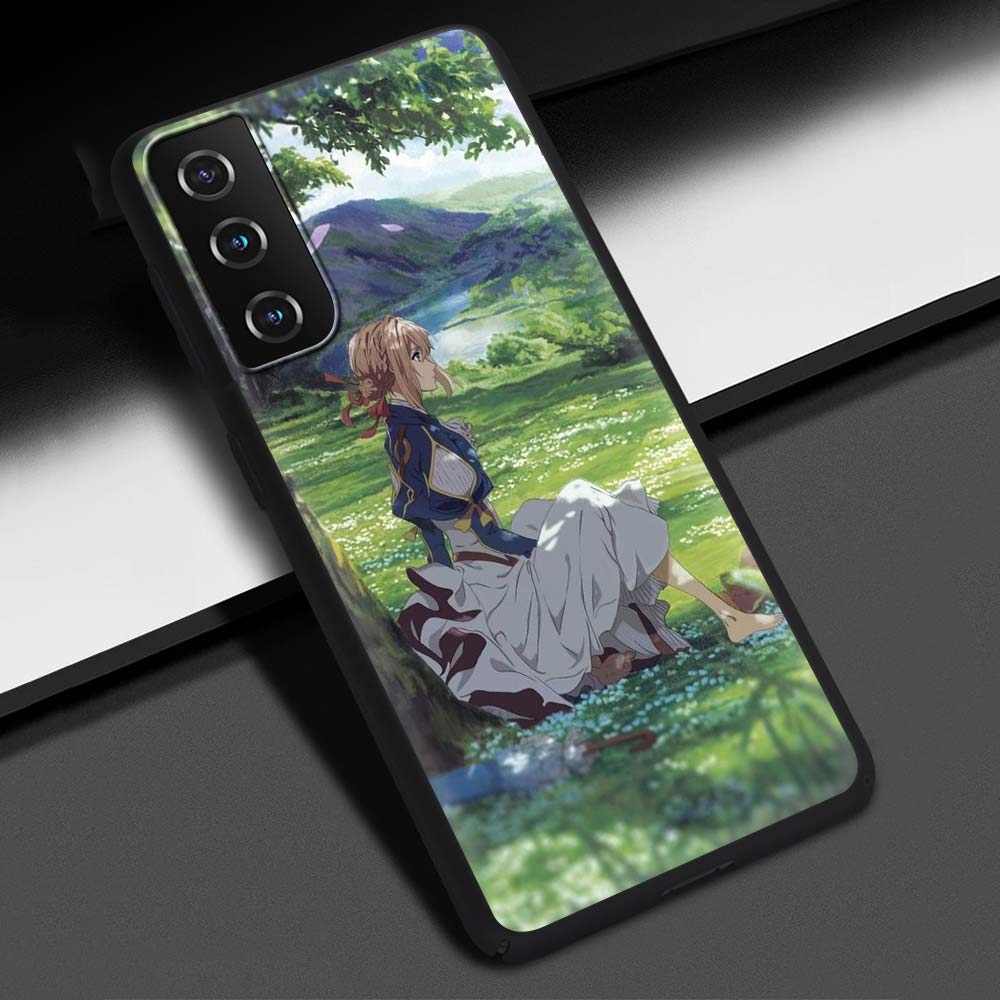 Violet Evergarden Anime-Telefonhülle für Samsung Galaxy S20 FE S21 Ultra S20 S10 S9 Plus S10E S8 Silikon-Schutzhülle mit weicher Rückseite