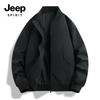 JEEP SPIRIT Men's Stand Collar Baseball Jacket