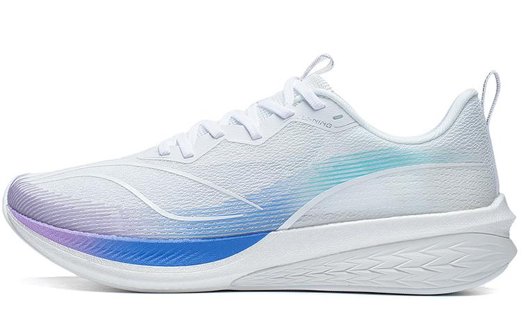 Li Ning Red Hare 6 Pro Running Shoes Men s Low Top White/Blue/Purple ARMT013-7 46