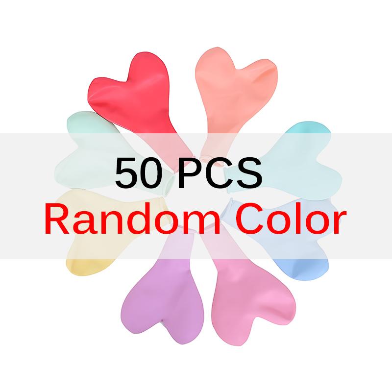Heart Balloon Party Decorating Surprise Prepare Mixed Macaron Color Heart Shaped Latex Balloons Birthday Wedding Anniversary ZYF