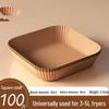 ZISIZ Square Unbleached Air Fryer & Baking Parchment Paper Liners