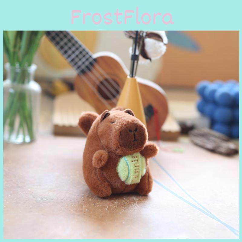 Winged Plush Capybara Keychain Cute Water Pig Bag Charm Toy Doll Enthusiasts