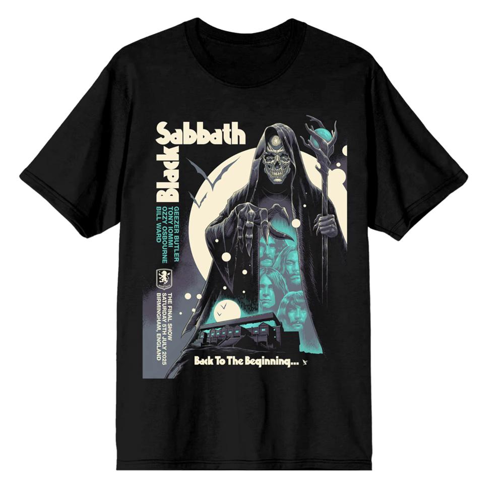 Black Sabbath and Ozzy Osbourne Back To The Beginning Merch Event Tee with Lineup Men Women TShirt Ins Y2k New Brand New Style